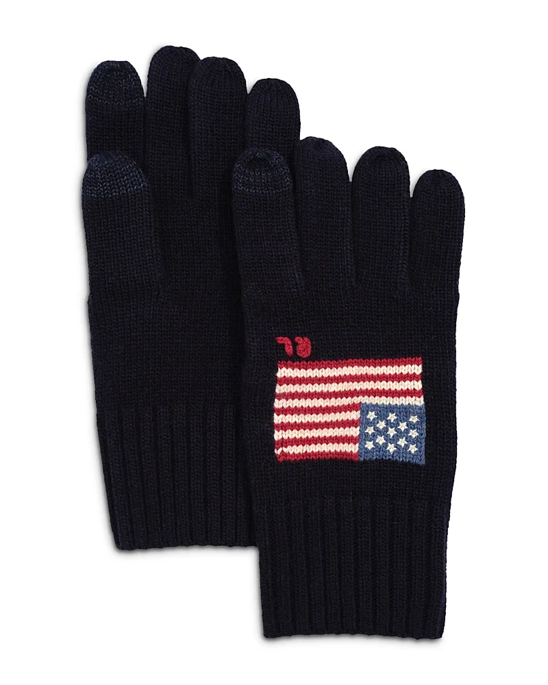 Rl Flag Wool Tech Gloves by Polo Ralph Lauren