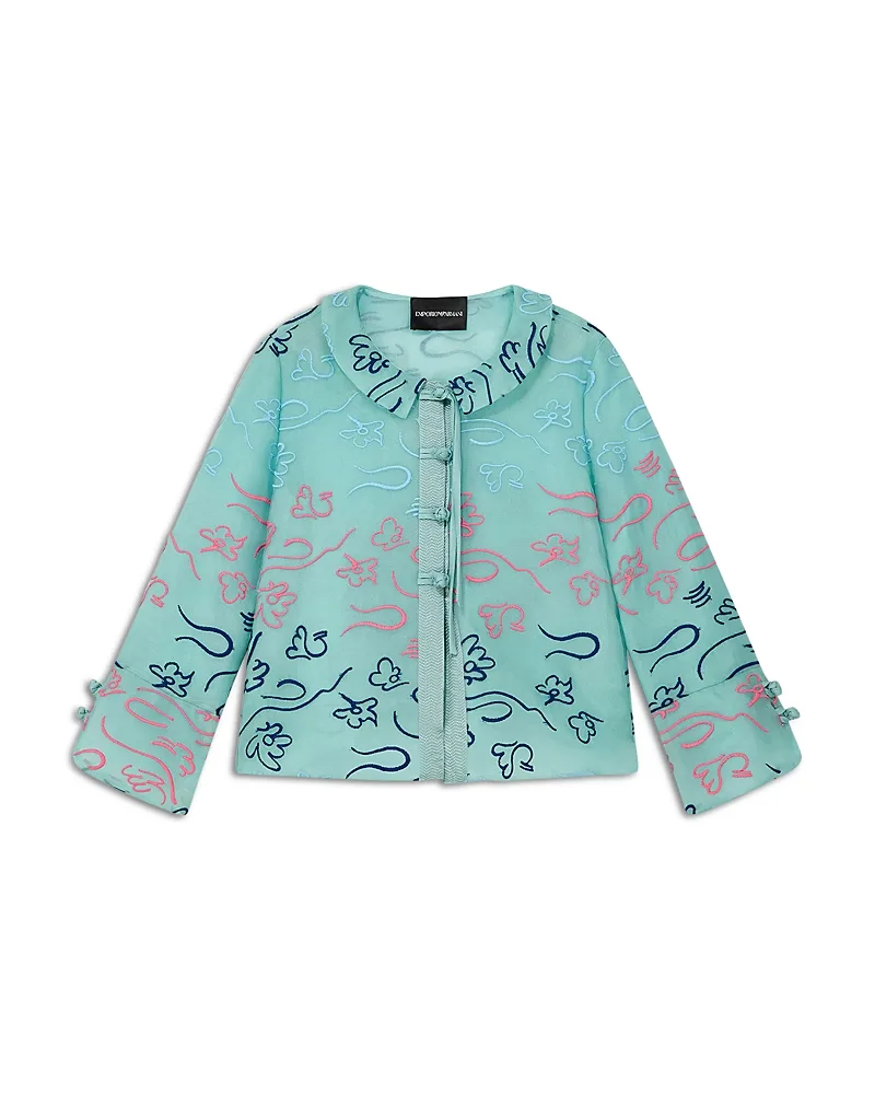Floral Embroidered Jacket by Armani