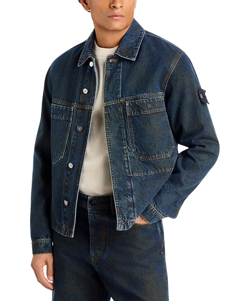 Denim Coach Jacket by Stone Island