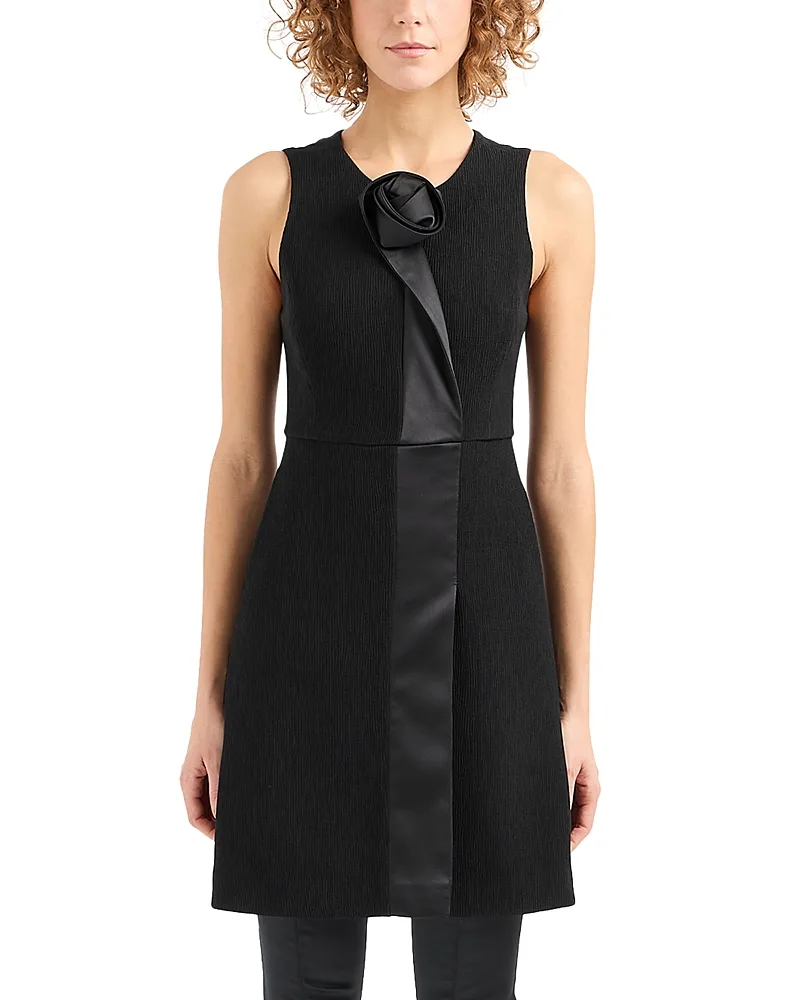 Rosette Trim Dress by Armani