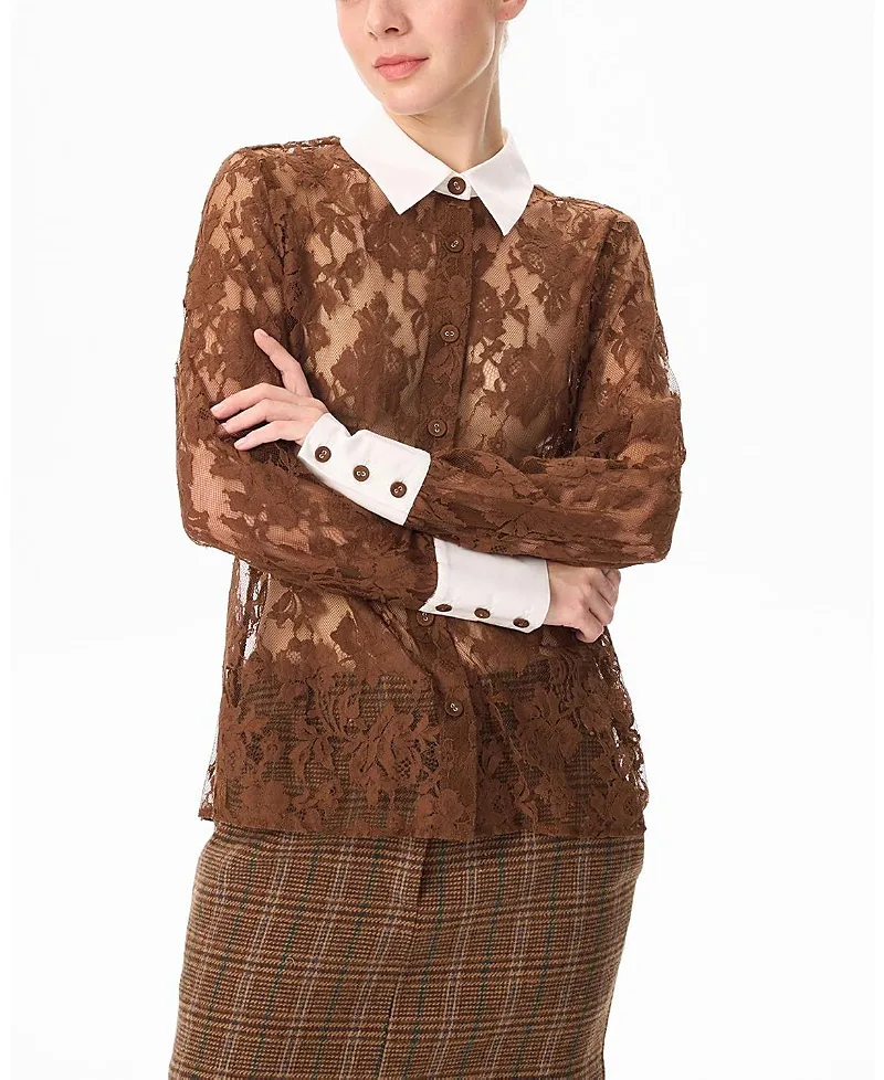 Tommy Lace Blouse by Janet Howard New York