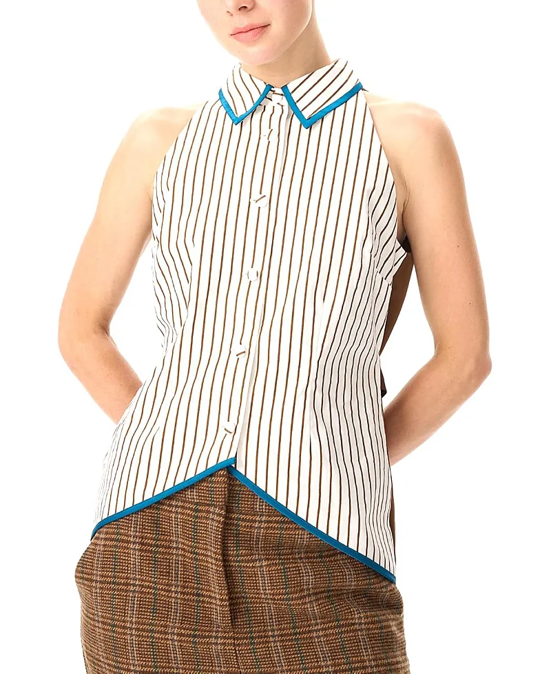 Avery Shirt Vest Top by Janet Howard New York