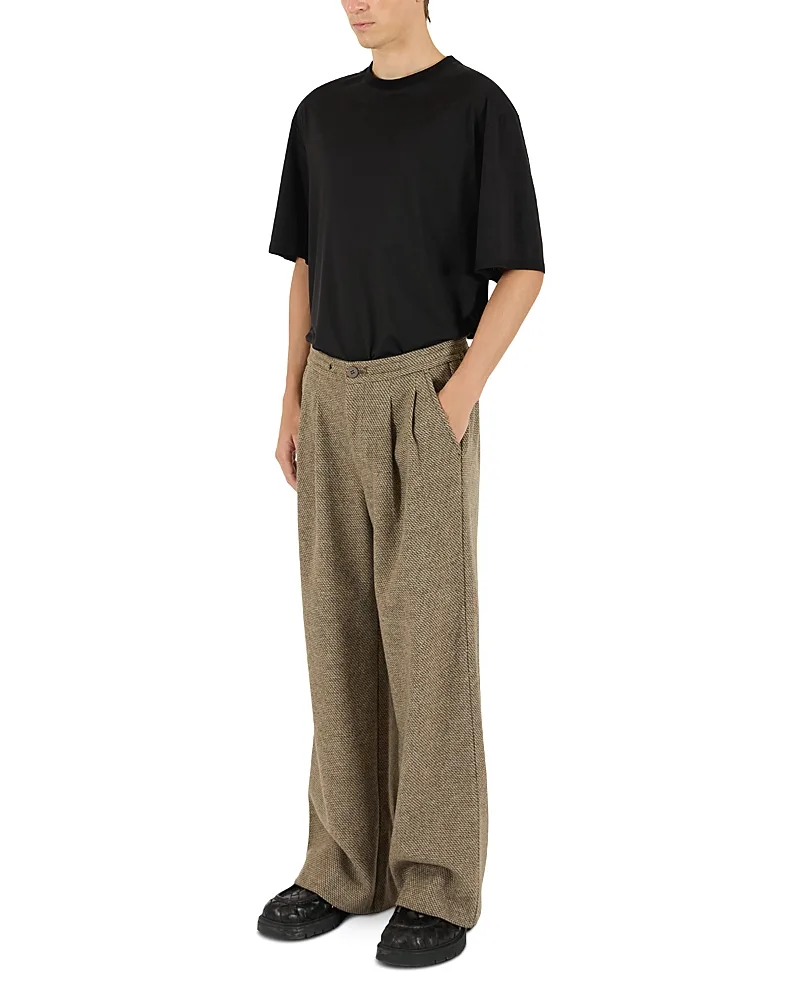 Eco Half Elastic Chevron Pants by Krost