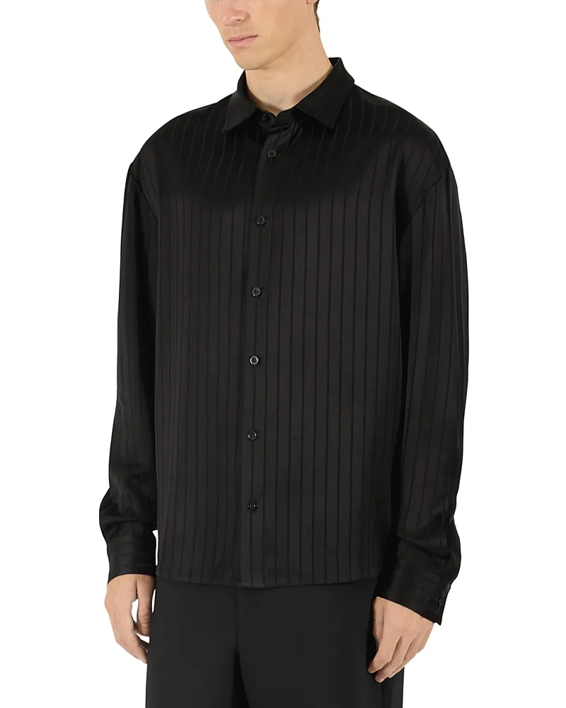 Jordan Tonal Striped Button Up Shirt by Krost