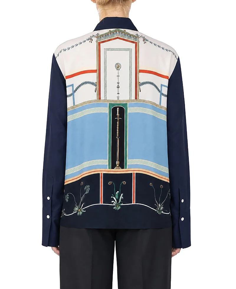 Billie Scarf Back Shirt by Callas Milano