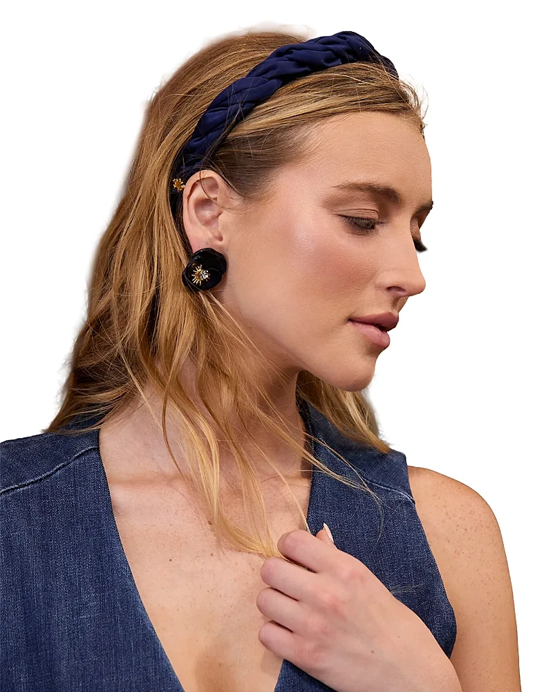 Juliet Braided Silk Headband by Lele Sadoughi