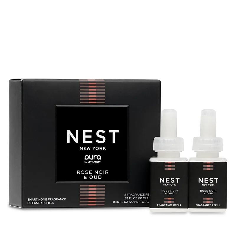 Smart Home Fragrance Rose Noir & Oud Wall Diffuser Refill Duo by Nest New York