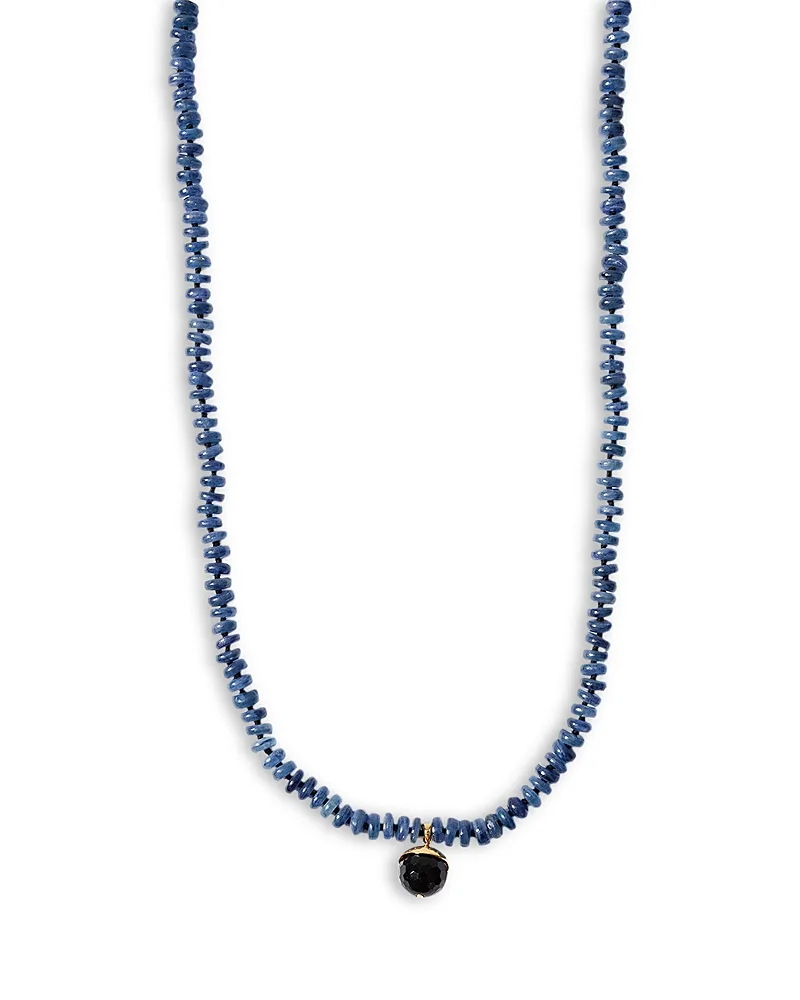 Bell Gemstone Beaded Pendant Necklace, 36 by Chan Luu