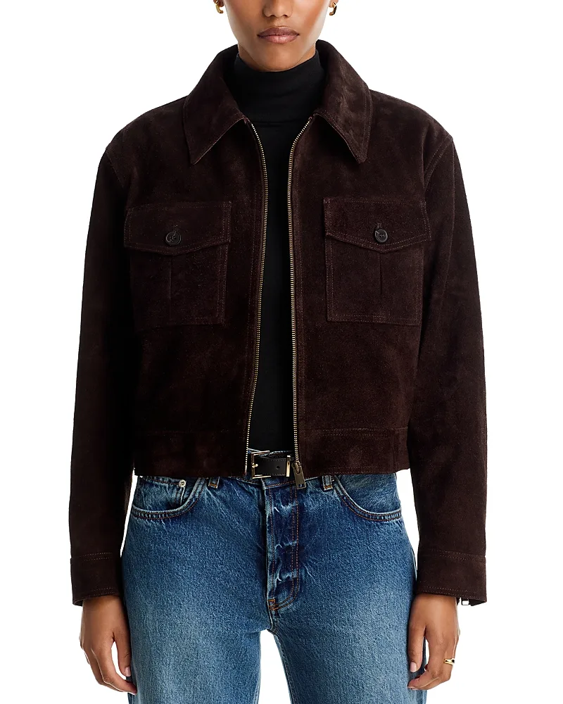 Narsa Gritty Suede Jacket by Arma