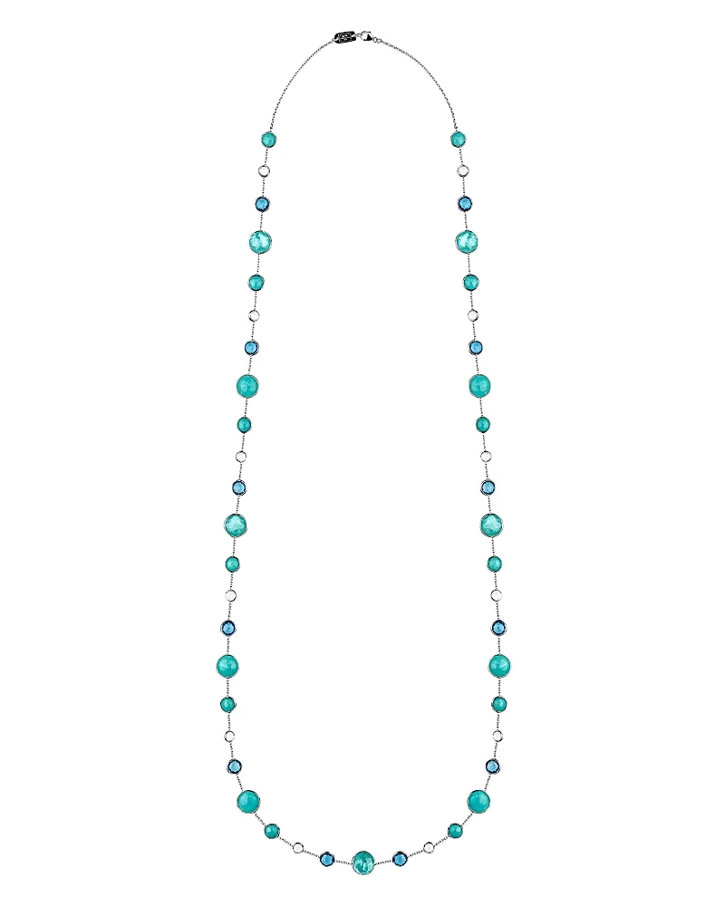 Sterling Silver Lollipop Lollitini Blue Gemstone Long Necklace, 36 by Ippolita
