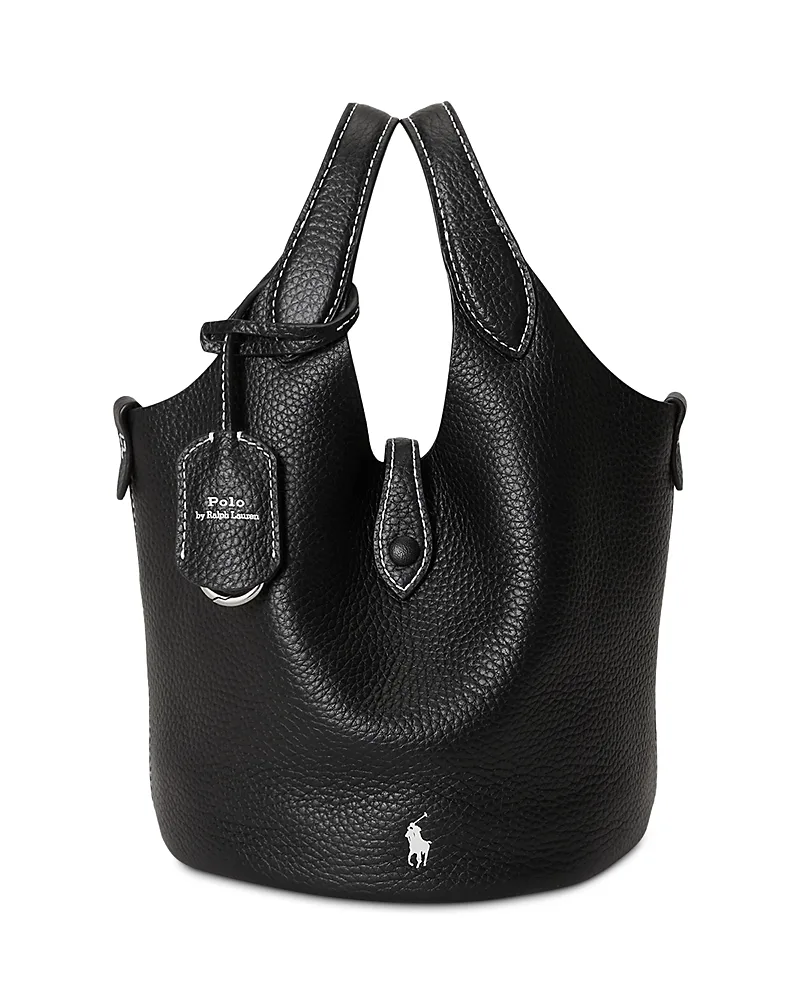 Polo Play Small Leather Tote Bag by Polo Ralph Lauren