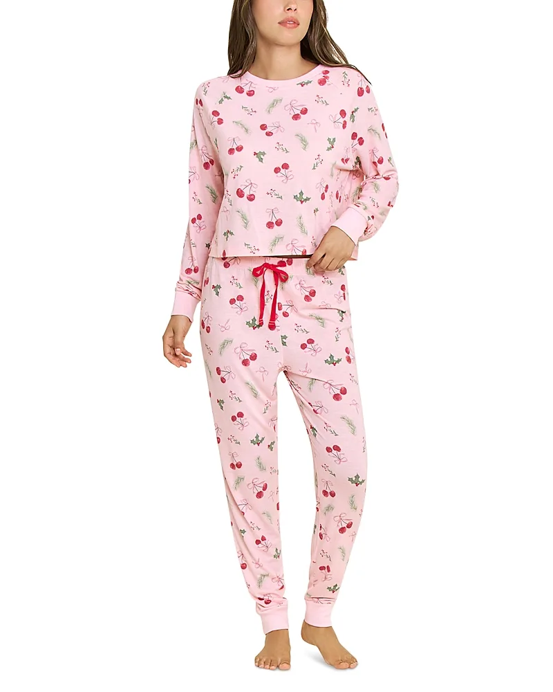 Star Seeker Raglan Sleeve Top & Drawstring Pants Pajama Set by Honeydew