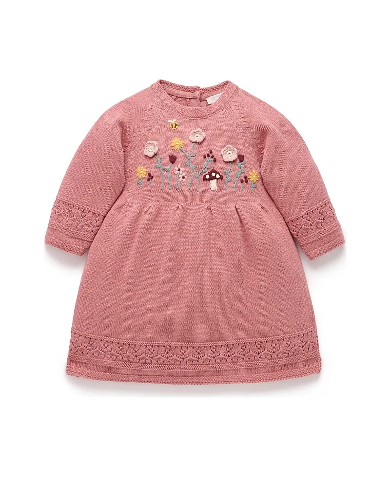 Cosy Knitted Dress by Purebaby