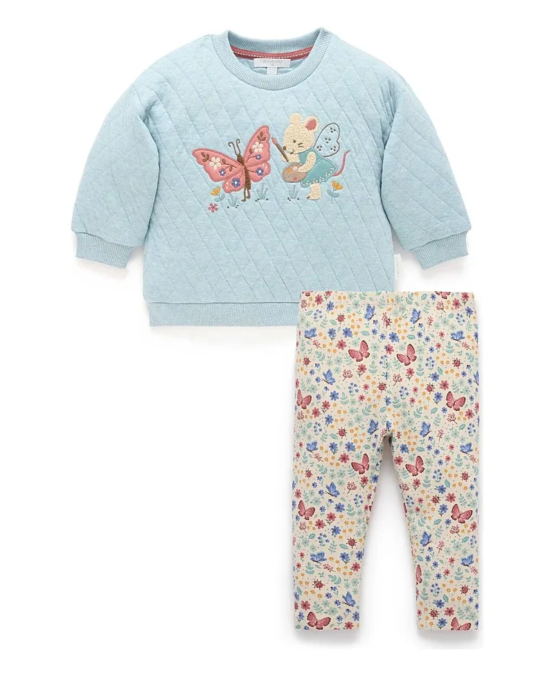 Quilted Windcheater & Legging by Purebaby