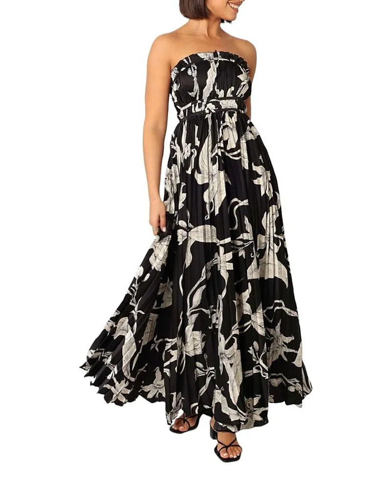 Angelique Strapless Maxi Dress