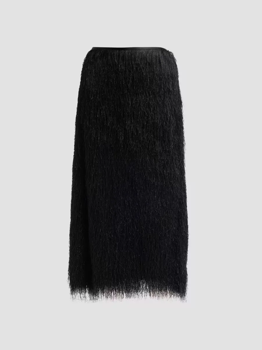 Phoebe Fringed Midi Skirt by A.L.C.