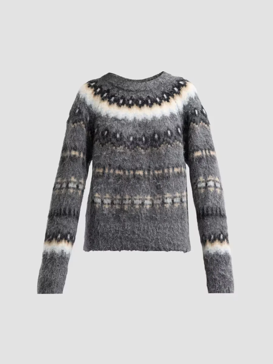 Clara Fair Isle Alpaca-Wool Sweater by A.L.C.