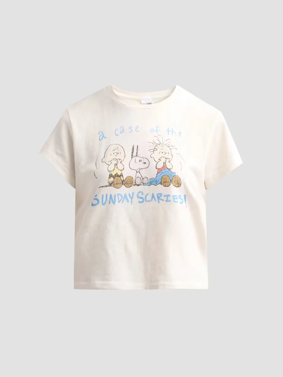 50s Scaries Boxy T-Shirt by Re/Done