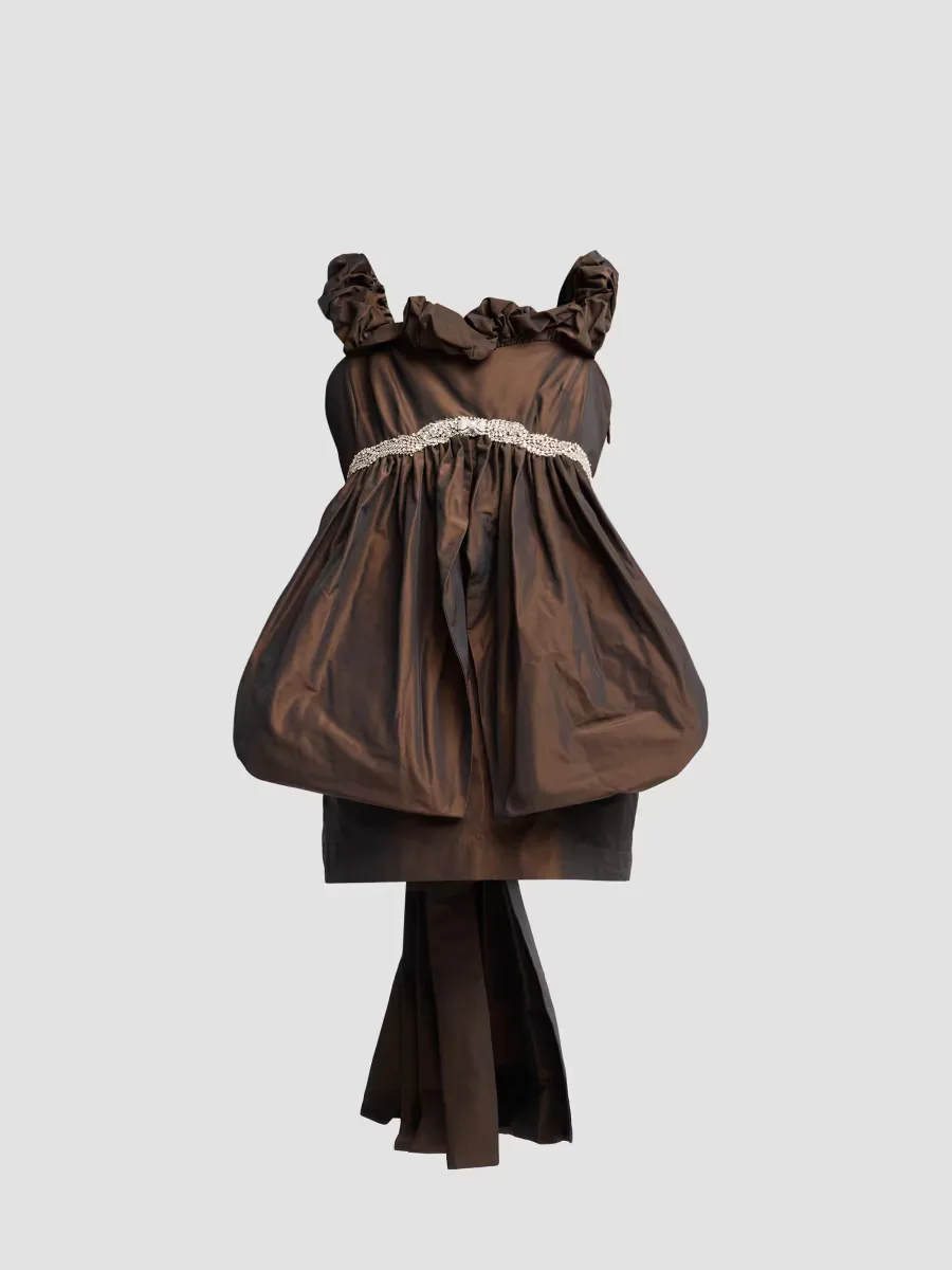 Hanna Taffeta Mini Dress