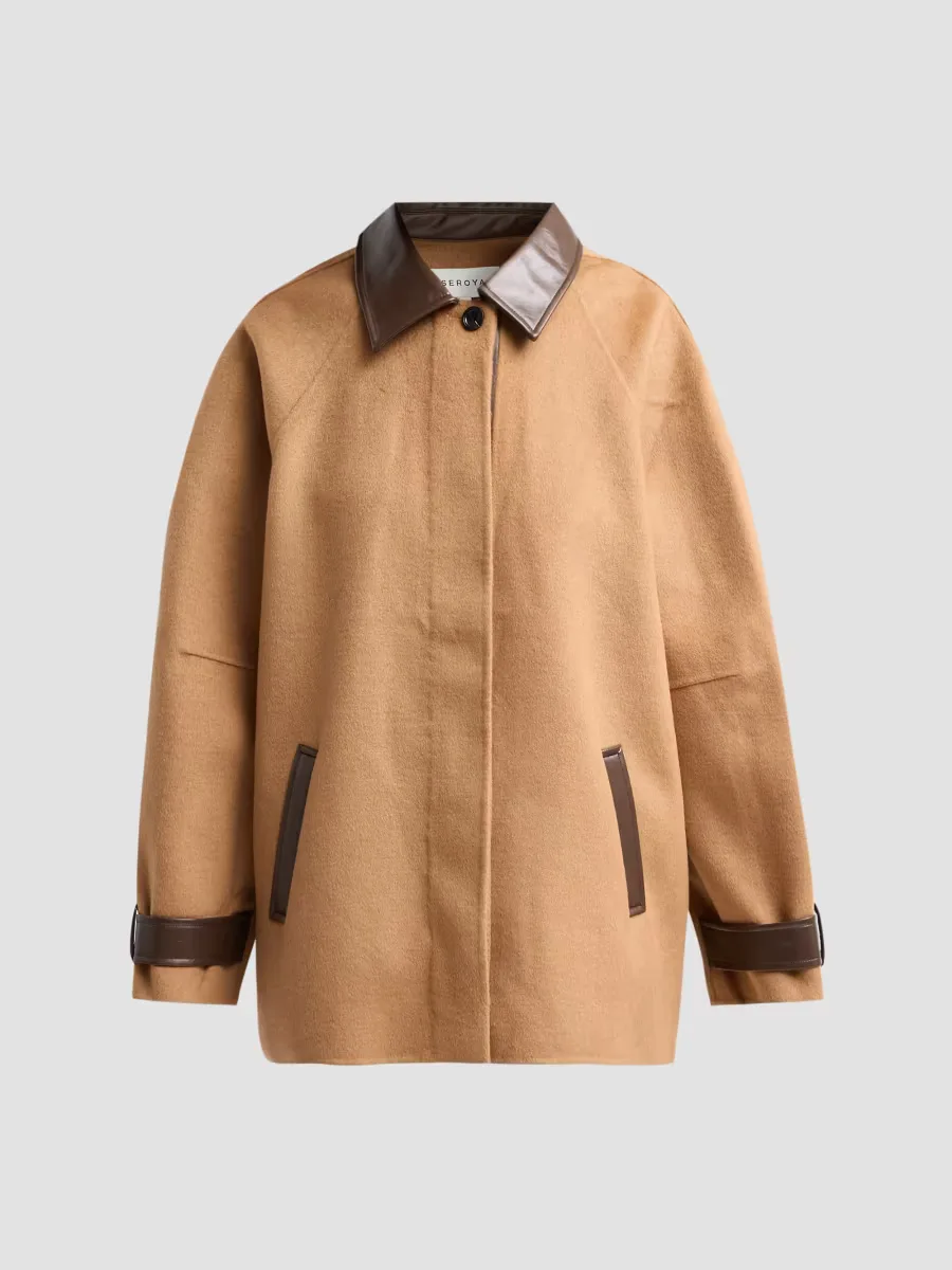 Yanna Wool-Blend Coat by SEROYA