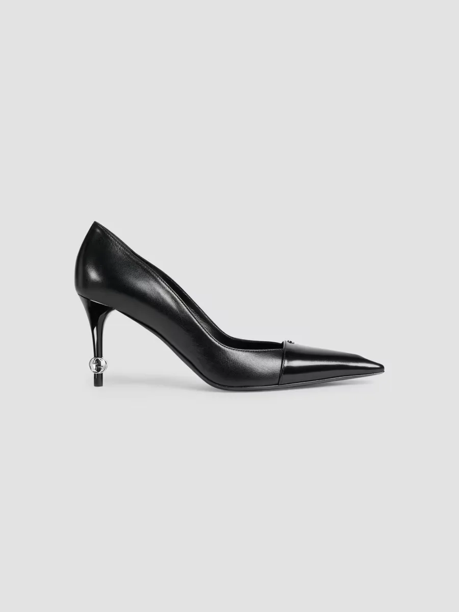 Brooks 80MM Leather Stiletto Pumps by Gucci