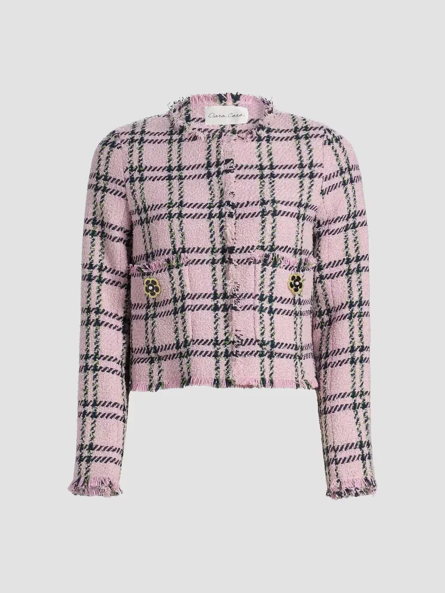 Waylin Plaid Jacket by Cara Cara