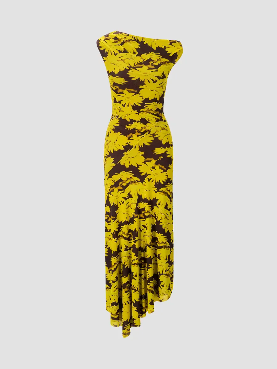 Amaris Floral Jersey Maxi Dress by STAUD