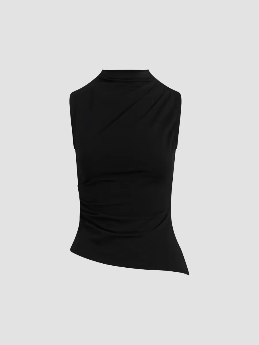 The Dove Draped Sleeveless Top