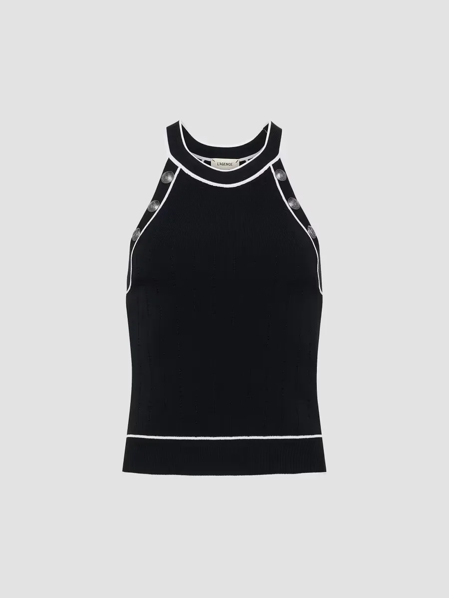Rosemary Button Tank by L'AGENCE