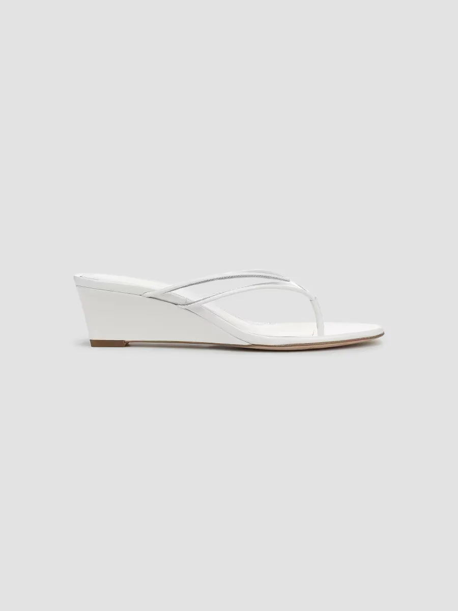 Clea 45MM Suede Wedge Sandals by Veronica Beard