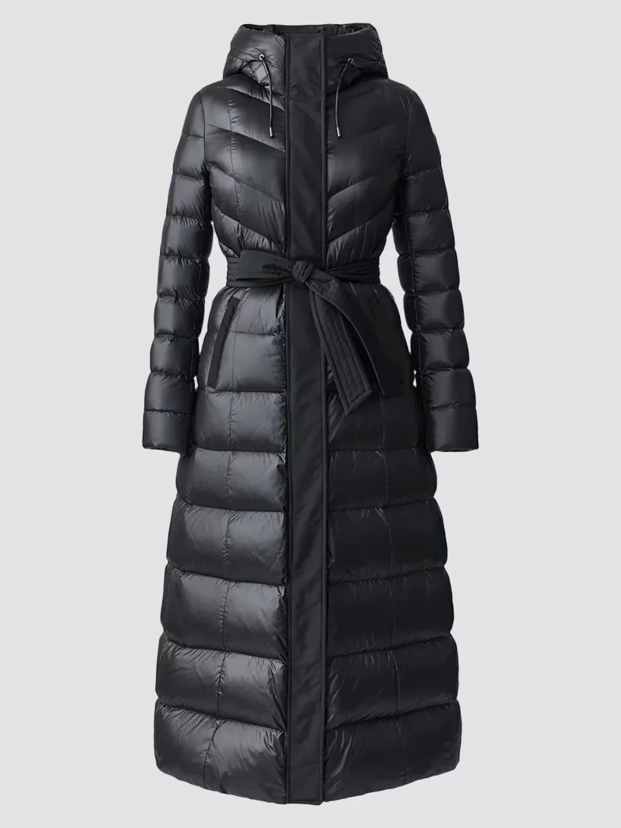 Calina Lustrous Down Maxi Coat
