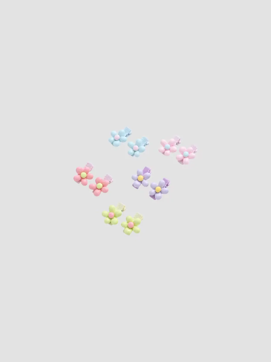 Flower Hair Clip Set by Mimi Tutu
