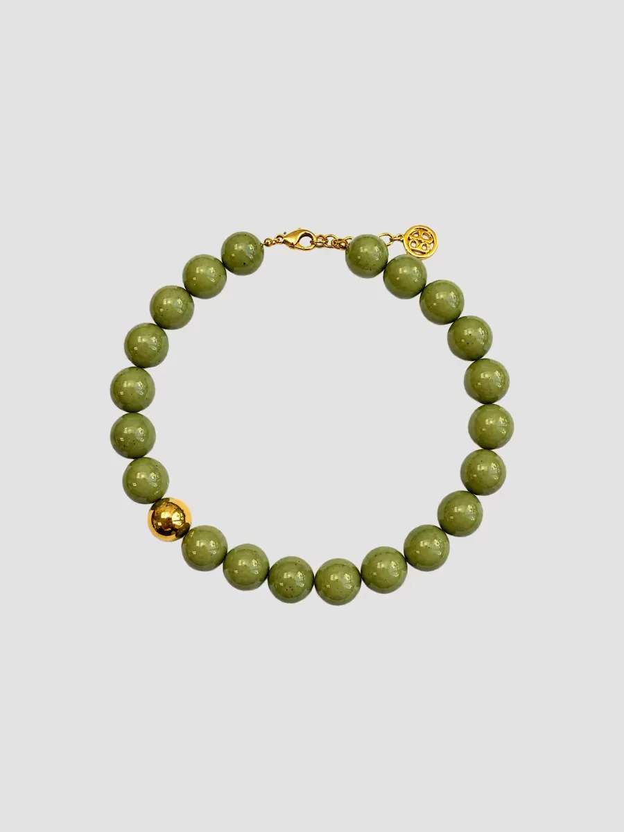 Goldtone & Resin Beaded Necklace by Ben-Amun