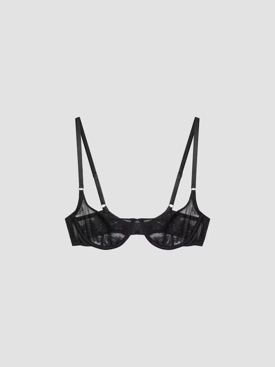 Lace Balconette Bra by Fleur Du Mal