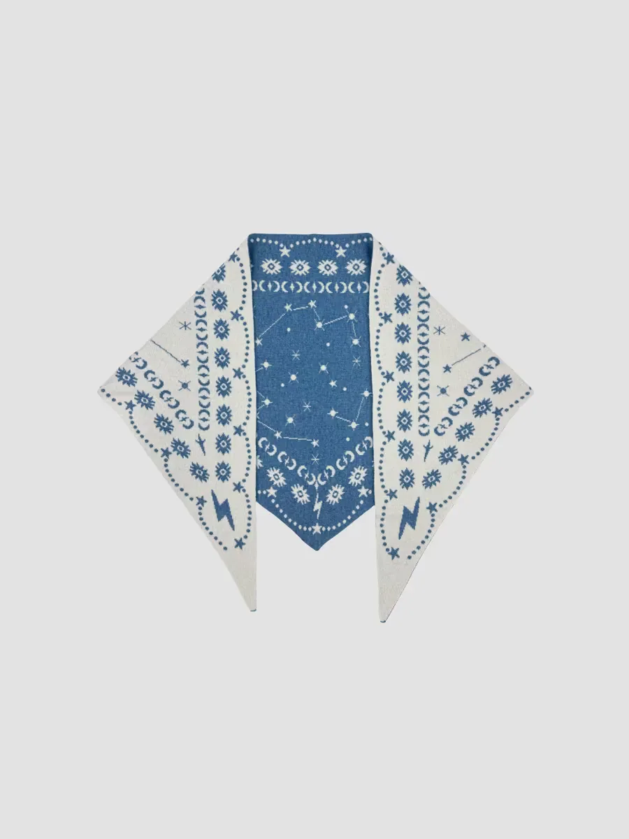 Nebula Cashmere Triangle Scarf by Freya