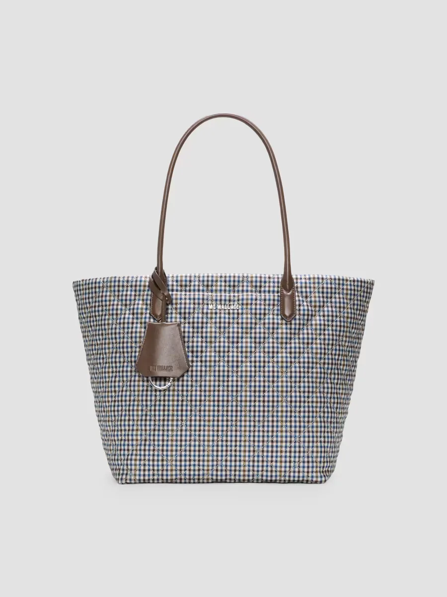Daily Medium Check Tote Bag by MZ Wallace