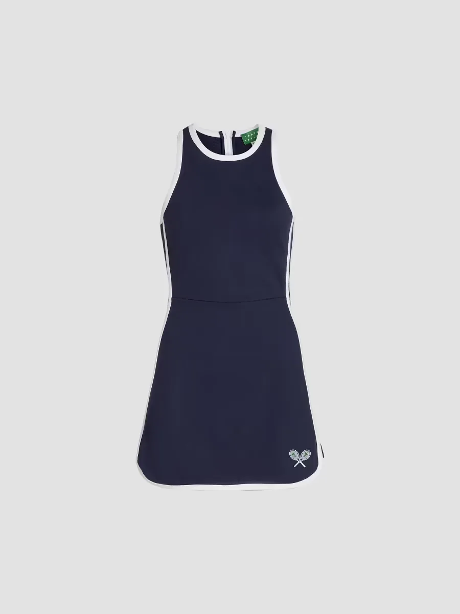 Coco Piped Tennis Minidress by Tanya Taylor
