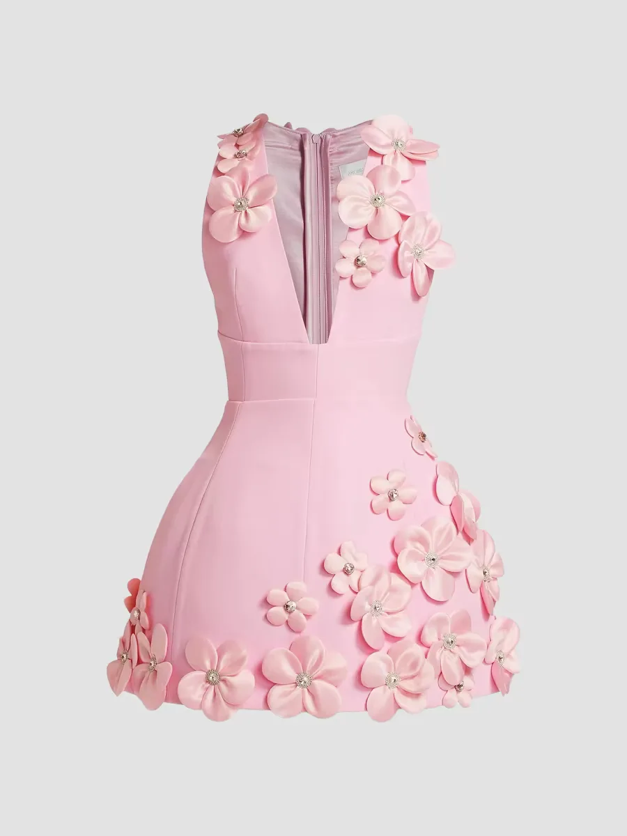 Estelle Floral Applique Minidress by Bronx Banco