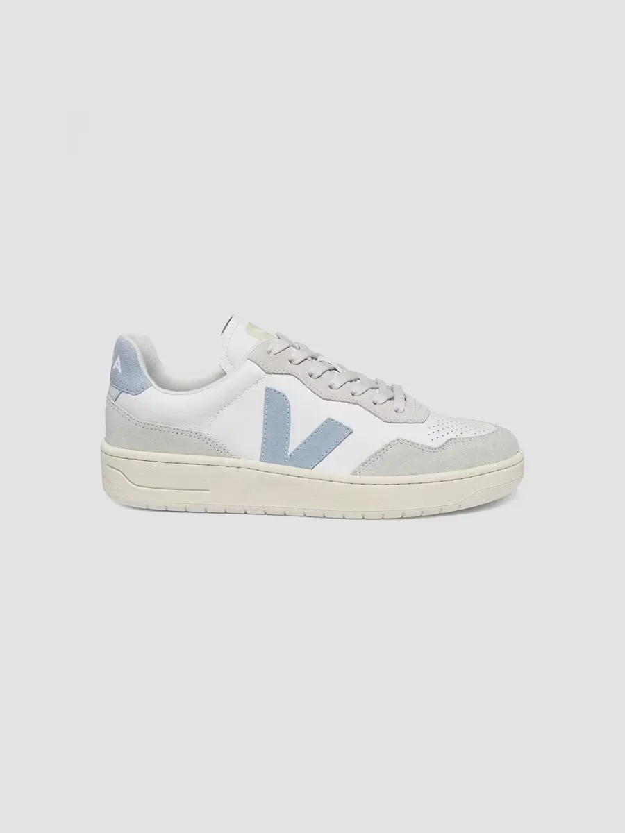 V-90 Bi-Color Mixed Leather Low-Top Sneakers by VEJA