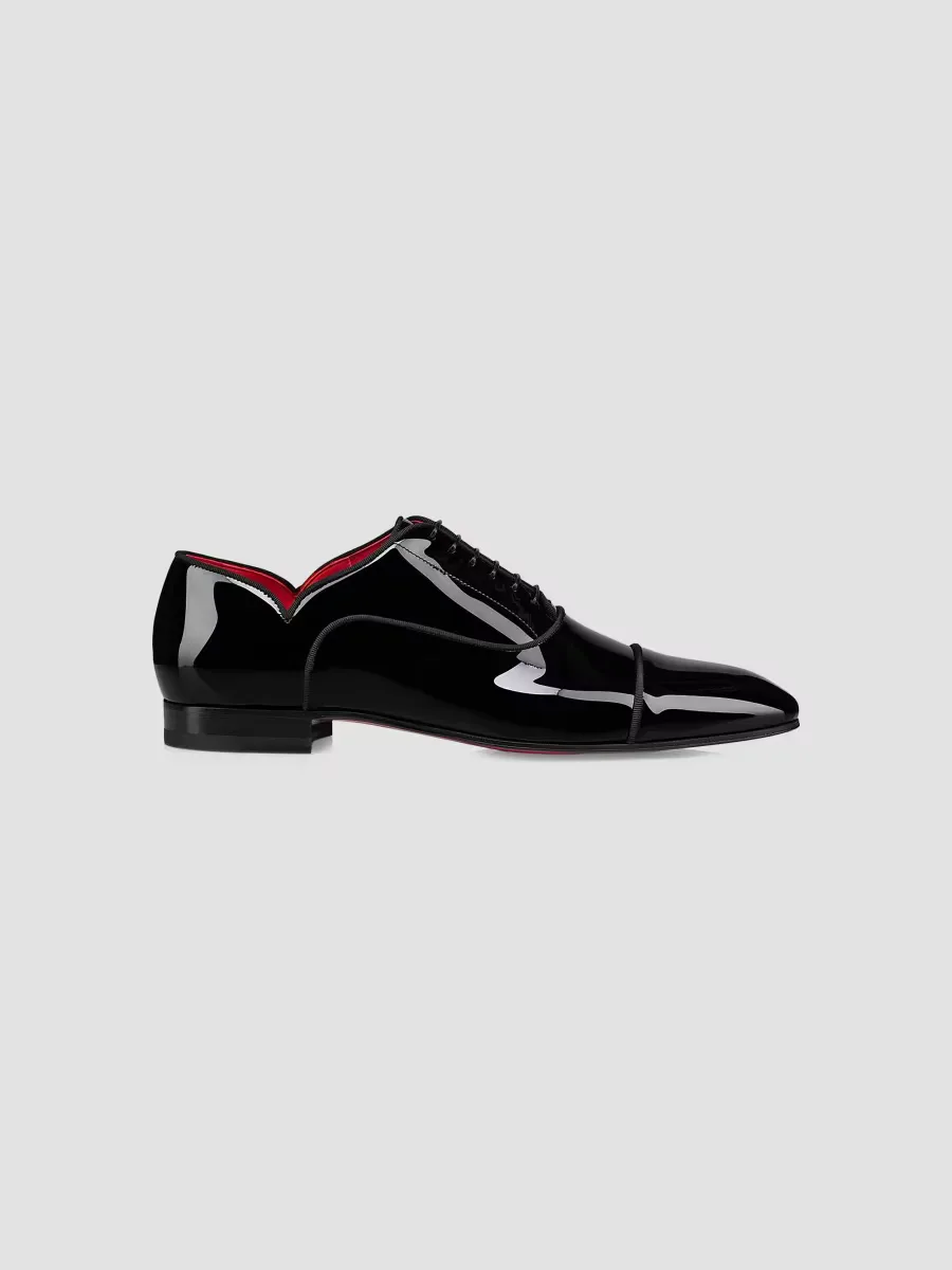 Greggy Chick Patent Leather Oxford Shoes by Christian Louboutin