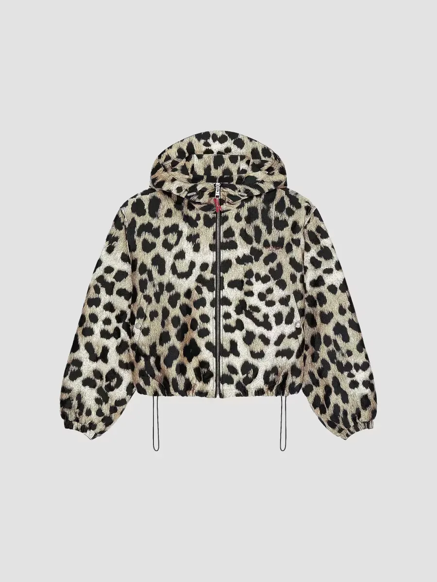 Windbreaker in Leopard Jacquard by GIVENCHY