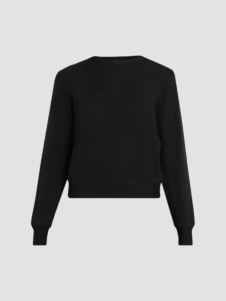 French Terry Crewneck Sweater by Majestic