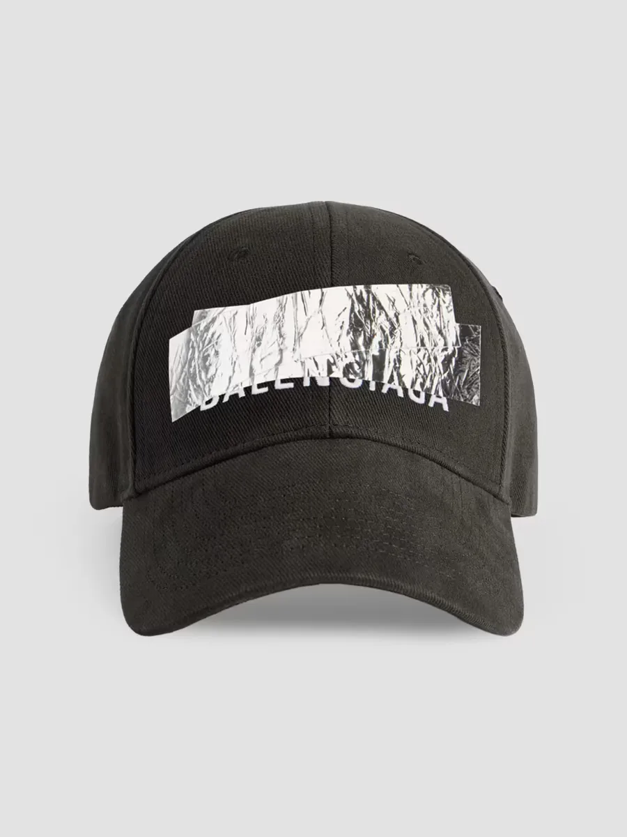 Silver Tape Balenciaga Back Cap by Balenciaga