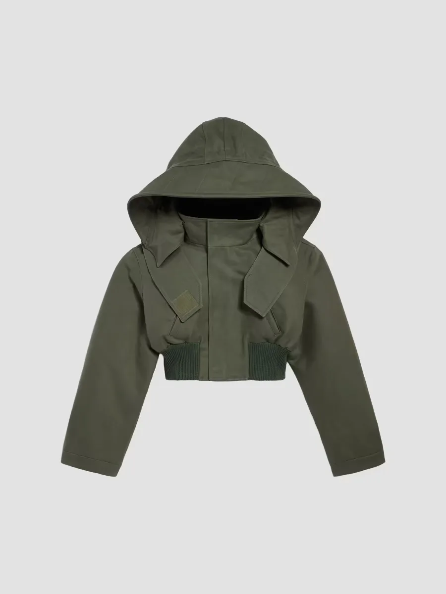 Cropped Military Jacket by Balenciaga