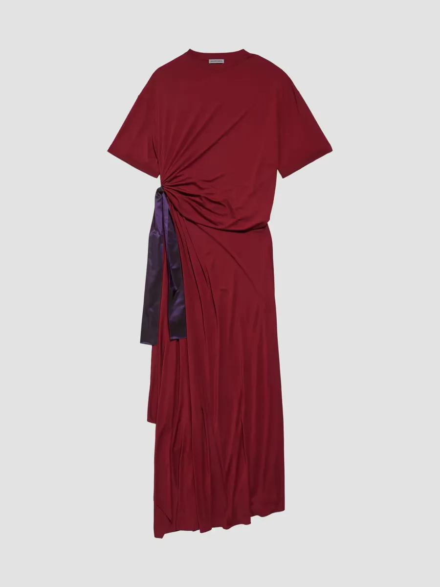 Draped T-Shirt Dress by Balenciaga