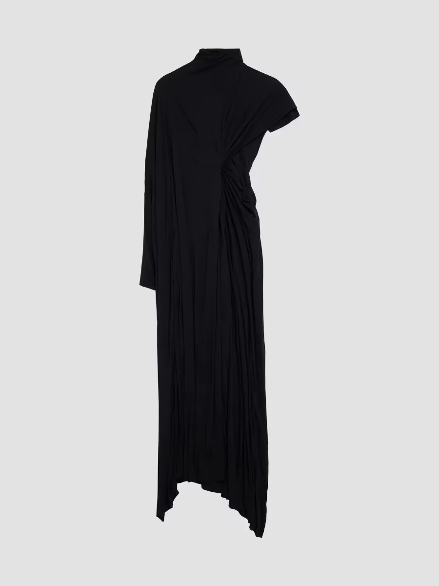 Draped Cape Dress by Balenciaga
