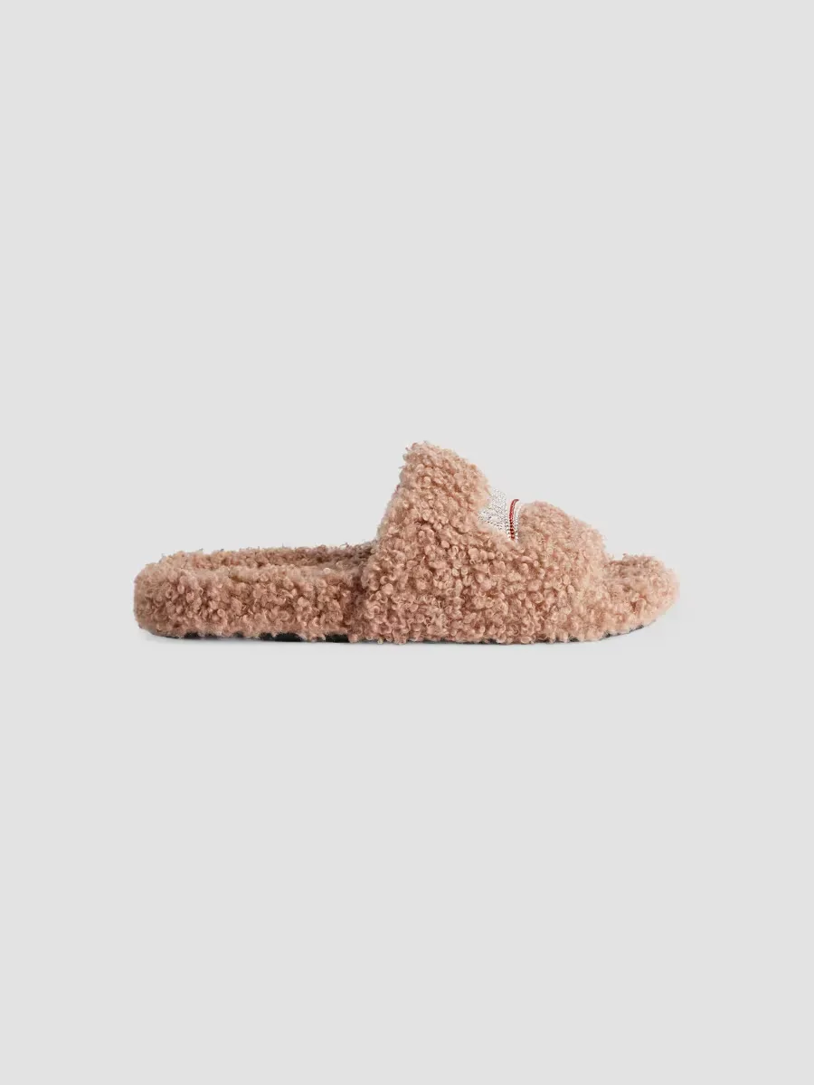 Furry Slide Sandals by Balenciaga