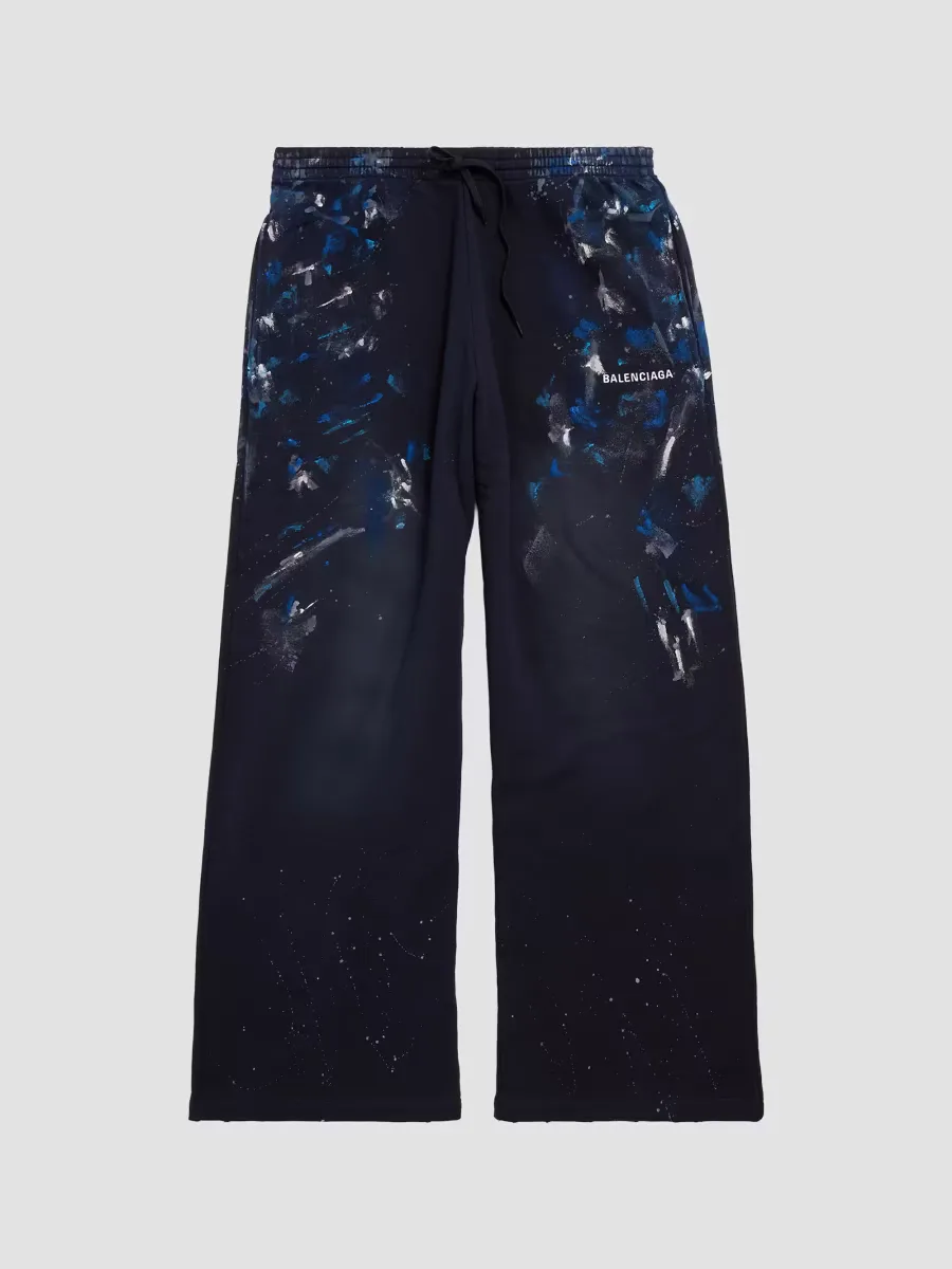 Paint Splatter Oversized Baggy Sweatpants by Balenciaga