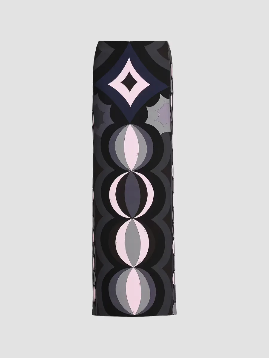 Passepartout Printed Silk Maxi Skirt by Pucci