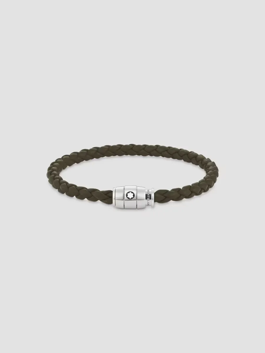 Leather & Stainless Steel Bracelet